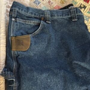 Wrangler Biggs heavy jeans size 50” w by 30” long no holes no tears